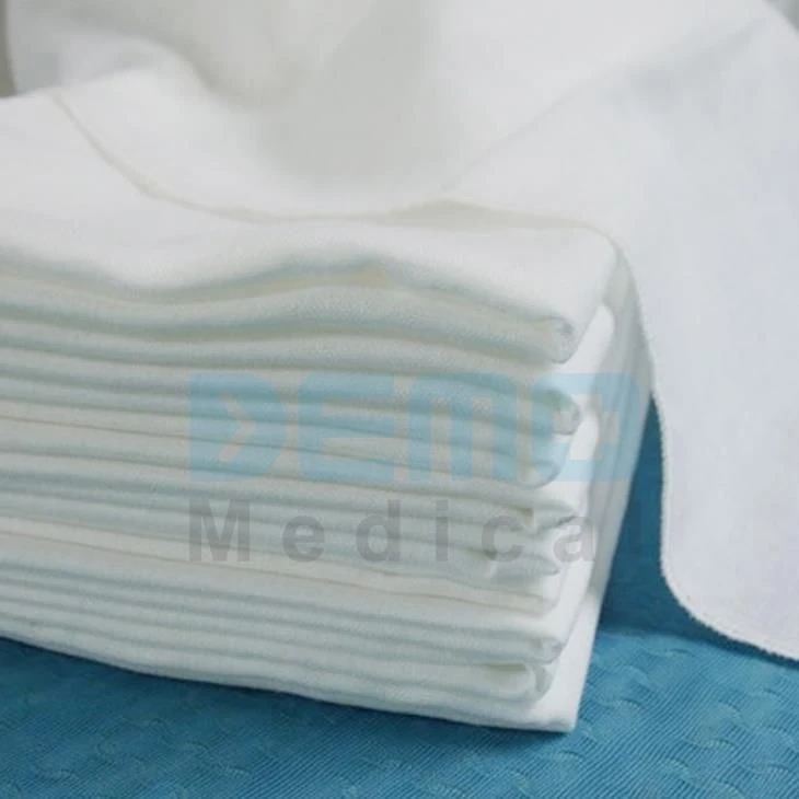 Qoton 100 fil-mija Assorbenti Mediċi kirurġiċi Ibbliċjati Żigżag Pillow Garża...